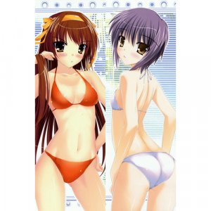 Suzumiya Haruhi Dakimakura Hugging Body Pillow Cover N154