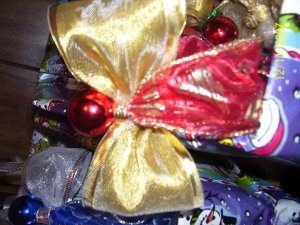 Handmade Red & Gold Angel