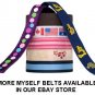 New Toddler Boys Velcro MYSELF BELT Navy Canvas 2T-4T