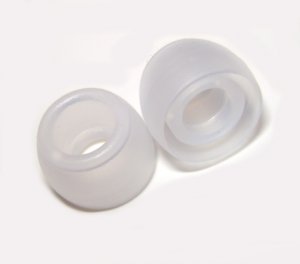 3 pair Clear/White Small Replacement Silicone Ear Buds Tips Gels for Sony MDR-EX51LP Fontopia Headphones