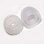 3 pair Clear/White Small Replacement Silicone Ear Buds Tips Gels for Sony MDR-EX51LP Fontopia Headphones