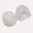 3 Pair Clear/White Small Replacement Silicone Ear Buds Tips Gels for Sony MDR-EX51LP Fontopia Headphones