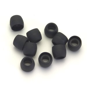 3 pair Black Small Replacement Silicone Ear Buds Tips Gels for Sony MDR-EX51LP Fontopia Headphones