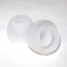 3 pair Clear/White Medium Replacement Silicone Ear Buds Tips Gels for ATH-CK1 ATH-CK6 ATH-CKM50