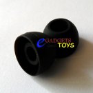 3 pair Black Medium Replacement Silicone Ear Buds Gels Tips Skullcandy FMJ TiTAN 50/50 INK'D Earphones