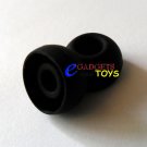 3 pair Black Large Replacement Silicone Ear Buds Gels Tips Skullcandy FMJ TiTAN 50/50 INK'D Earphones