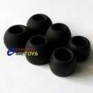 S/M/L Black Replacement Silicone Ear Buds Gels Tips Skullcandy FMJ TiTAN 50/50 INK'D Earphones