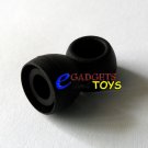 3 pair Black Small Replacement Silicone Ear Buds Gels Tips for Zune Premium Earphones