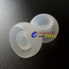 3 pair Clear Large Replacement Silicone Ear Buds Gels Tips for Ultimate Ears MetroFi 100 150 200