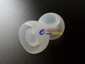 3 pair Clear Large Replacement Silicone Ear Buds Gels Tips for Ultimate Ears MetroFi 100 150 200