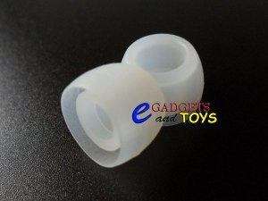 3 pair Clear Small Replacement Silicone Ear Buds Gels Tips for Plantronics Voyager 815 855