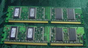 256 MB DDR Desktop Memory 2 x 128 MB