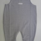 SUCETTE Antimicrobial Cotton Overall- 6M, Gray. Imported.