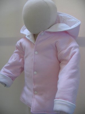 SUCETTE Antimicrobial Cotton Parka jacket- 6M, Rose. Imported.