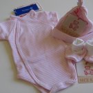 SUCETTE Antimicrobial Cotton Baby Essential Combo- Sky blue, 0M. Imported.