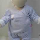 SUCETTE Antimicrobial Cotton Coverall with white cap- 6M, Sky blue. Imported.