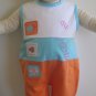 End of Summer SALE item- JARDIN onesies- 1M, Imported from France, FREE SHIPPING