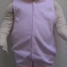 SUCETTE Antimicrobial Cotton No-sleeved Body Suit- 3M, Rose. Imported.