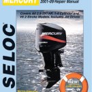 Mercury Outboards 2001-09 All Engines 2 Stroke Engine Repair Manual Book