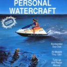 Sea-Doo/Bombardier 1988-91 Repair Manual Book
