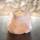 Natural Salt Rock Tealight Candle Holder