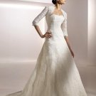Organza Strapless A line Skirt 2010 New Fashion Bridal Wedding Gown 201027