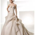 Organza Spaghetti Straps Fashion Brial 2010 New Wedding Dress 20108