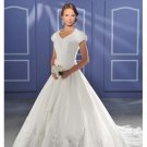 Organza V-neck 2010 New Wedding Gown in Zipper Closuer 201048