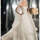 Chapel Train in Lace-up Closuer Hot Sell 2010 New Wedding Dress 2010114