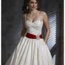 Sweetheart Spaghetti Straps Ball Gown  2010 Hot Sell Wedding Dress 201082