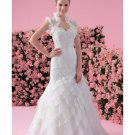 Tulle Sweetheart Strapless Neckline with Slight Mermaid Style 2010 New Wedding Dress 201036