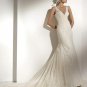 Tulle Sexy V-neck with Slim Mermaid Skirt 2010 New Custom Made Wedding Dress 201029