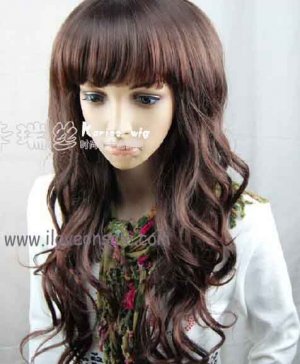 cream-colored fashion wig/non-mainstream wig fp7a09