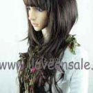 cream-colored fashion wig/non-mainstream loose wig fp703