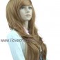 cream-colored fashion wig/non-mainstream loose wig fp7do6a