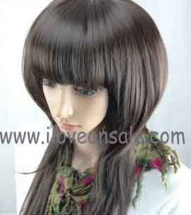 cream-colored fashion wig/non-mainstream loose wig fp7i02