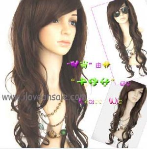 cream-colored fashion wig/non-mainstream loose wig fp7e18