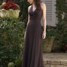 Column Floor Length Satin&Chiffon LBD00110