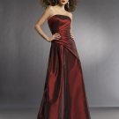 Floor Length Taffeta Flat neck LBD0167