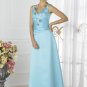 Column Floor Length Satin LBD0212