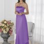 Column Floor Length Satin LBD0218