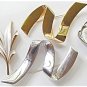 4 Big Bright Beautiful Brooches 2 Signed