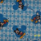 Mickey Mouse Blanket fabric close-up