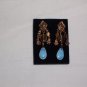 Avon Golden Beaded Drop pierced Earrings