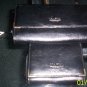 Matching Black Via Fina Wallets Gently Used