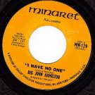 MINARET BIG JOHN HAMILTON 129 I Have No One/Thank You