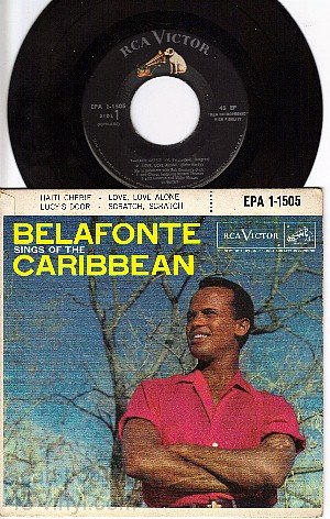 RCA EPA 1-1505 45+ PS HARRY BELAFONTE Haiti Cherie/Love