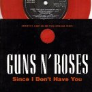 NM PS+ 45 ORANGE GUNS N ROSES ~ Since I Dont Have You