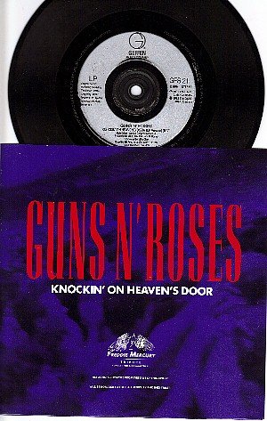 NM GEFFEN GFS 21 PS+ 45 GUNS N ROSES Knockin On Heavens