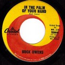 CAPITOL 5566 BUCK OWENS The Palm Of Your Hand ~ Welfare